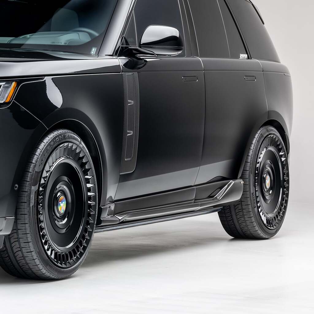 VORSTEINER ROV1030 Бічні спідниці KENSINGTON (глянцевий карбон) для LAND ROVER Range Rover (L460) 2024- Photo-4