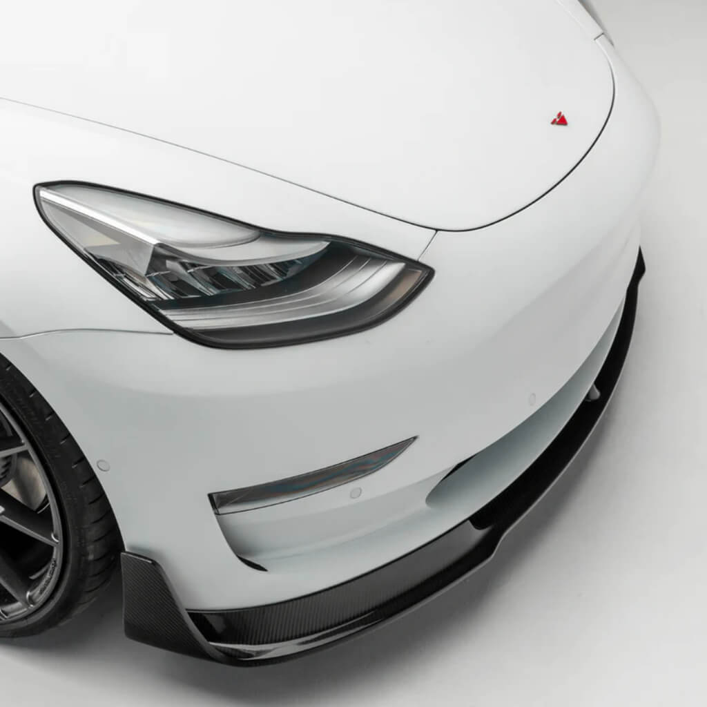 VORSTEINER TEV1010 Передній спойлер VOLTA (глянцевий карбон) для TESLA Model 3 2017- Photo-3
