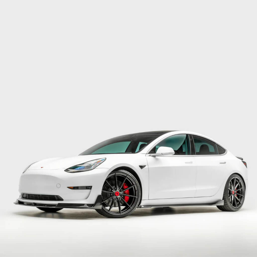VORSTEINER TEV1030 Бічні пороги VOLTA (глянцевий карбон) для TESLA Model 3 2017- Photo-3