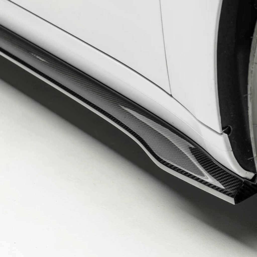 VORSTEINER TEV1030 Бічні пороги VOLTA (глянцевий карбон) для TESLA Model 3 2017- Photo-6