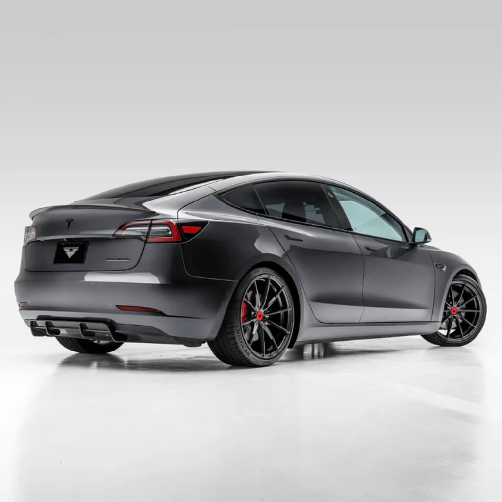 VORSTEINER TEV1055 Задній дифузор VOLTA (глянцевий карбон) для TESLA Model 3 2017- Photo-7