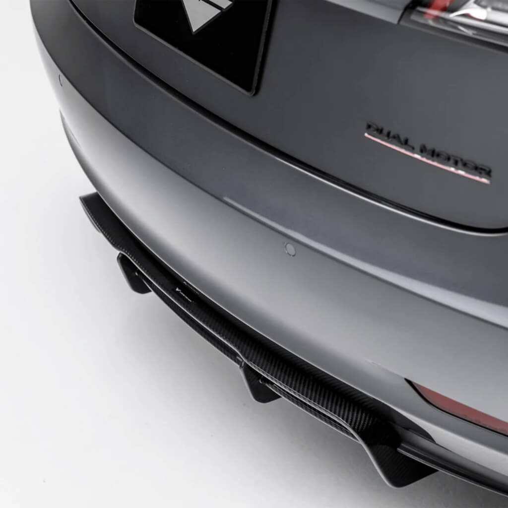 VORSTEINER TEV1055 Задній дифузор VOLTA (глянцевий карбон) для TESLA Model 3 2017- Photo-4