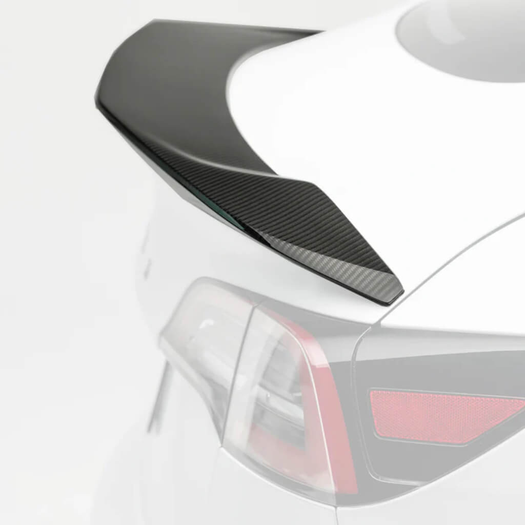 VORSTEINER TEV1060 Спойлер на кришку багажника VOLTA (глянцевий карбон) для TESLA Model 3 2017- Photo-0