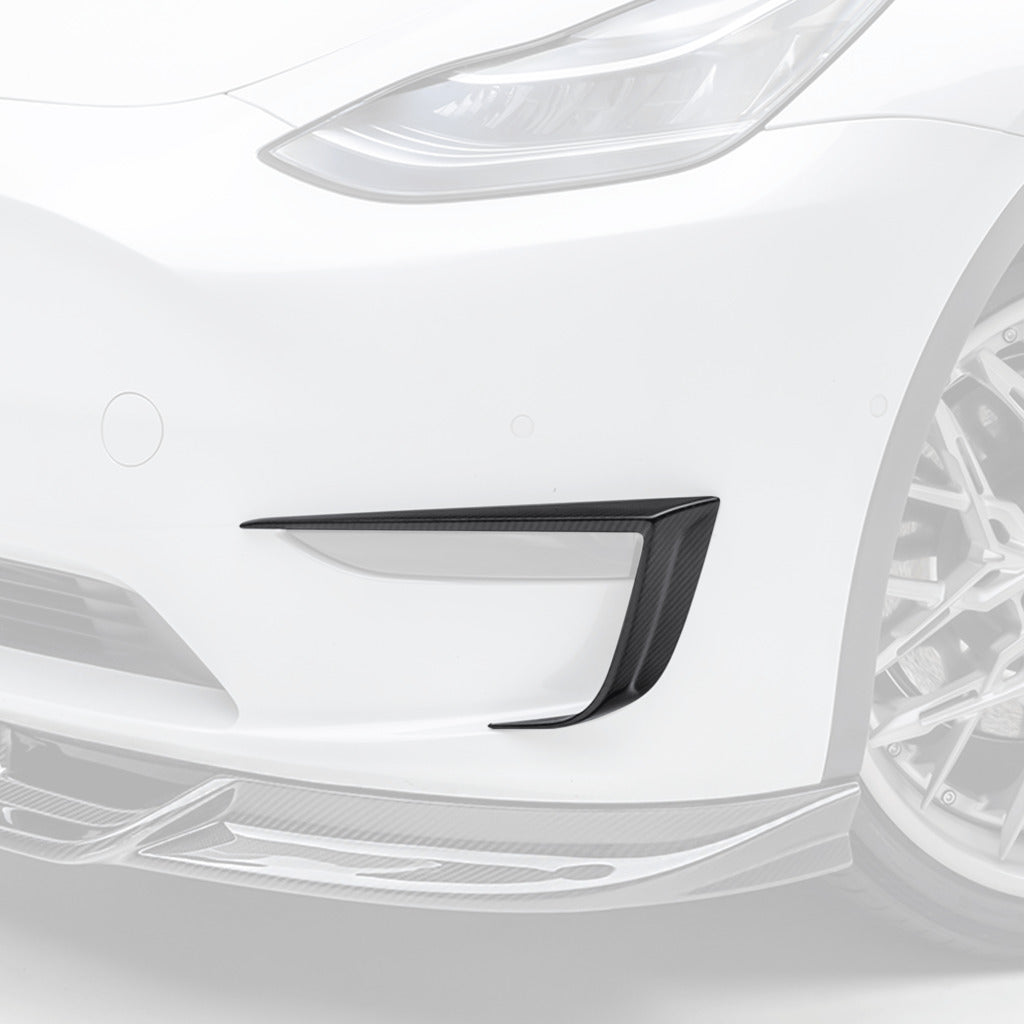 VORSTEINER TEV2010 Накладки на бампер VRS (глянцевий карбон) для TESLA Model Y 2020- Photo-0
