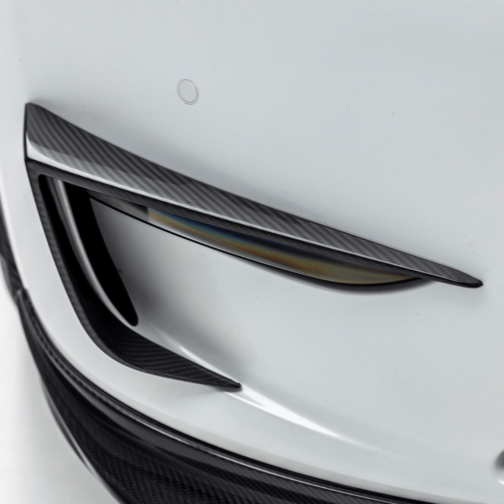 VORSTEINER TEV2010 Накладки на бампер VRS (глянцевий карбон) для TESLA Model Y 2020- Photo-7