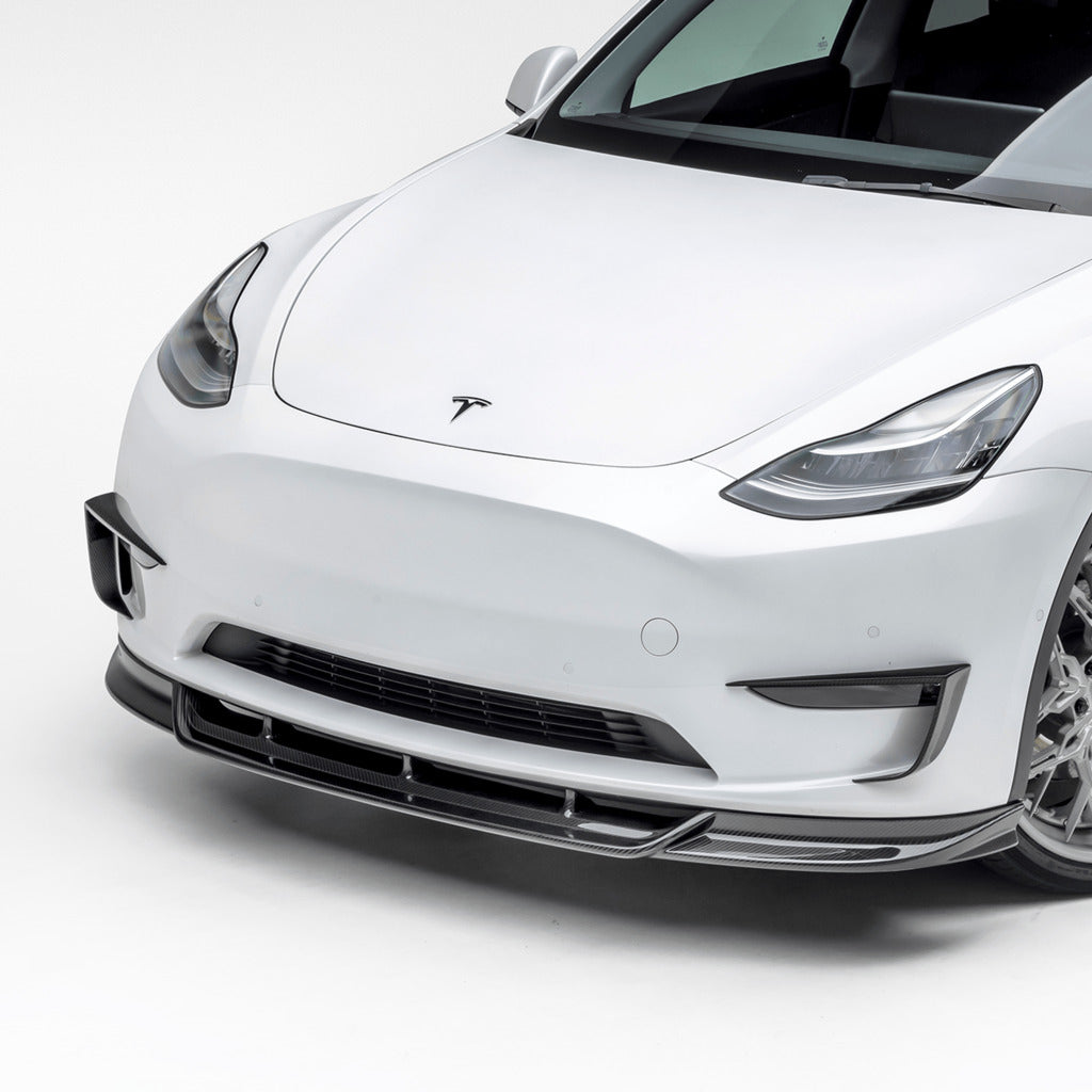VORSTEINER TEV2010 Накладки на бампер VRS (глянцевий карбон) для TESLA Model Y 2020- Photo-2