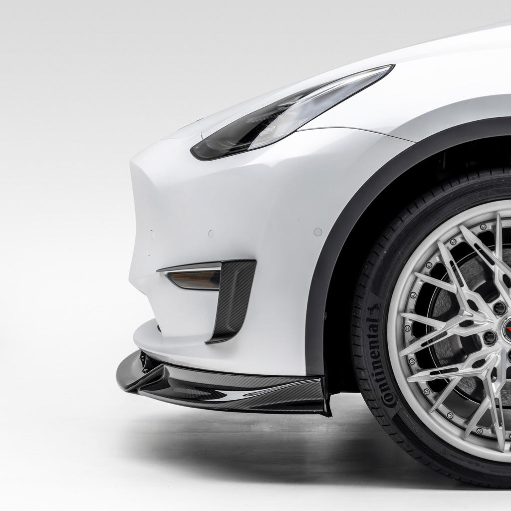 VORSTEINER TEV2010 Накладки на бампер VRS (глянцевий карбон) для TESLA Model Y 2020- Photo-5