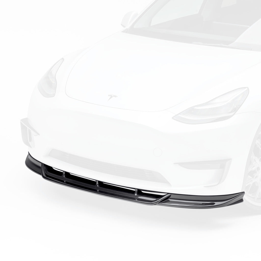 VORSTEINER TEV2020 Передній спойлер VRS (глянцевий карбон) для TESLA Model Y 2020- Photo-0
