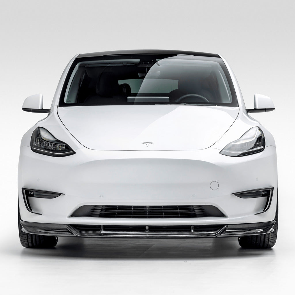 VORSTEINER TEV2020 Передній спойлер VRS (глянцевий карбон) для TESLA Model Y 2020- Photo-2