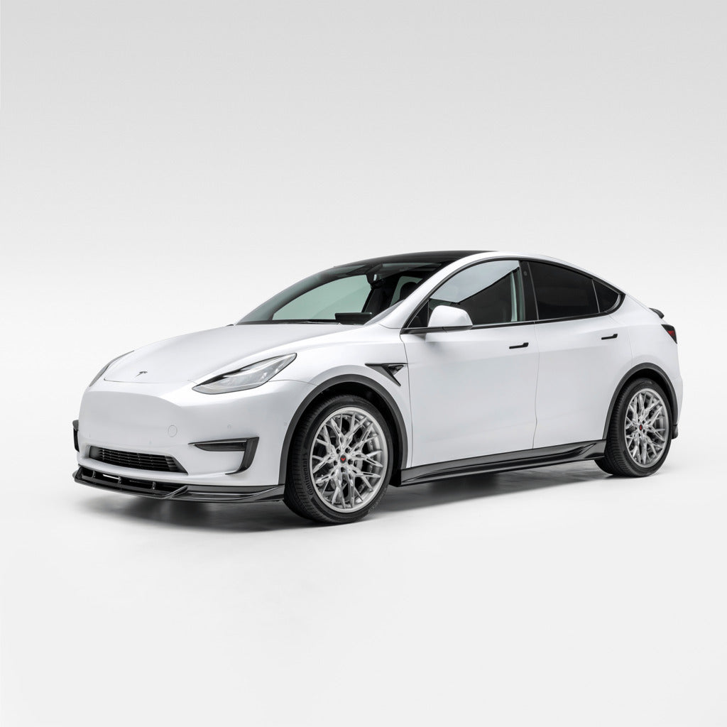 VORSTEINER TEV2020 Передній спойлер VRS (глянцевий карбон) для TESLA Model Y 2020- Photo-3