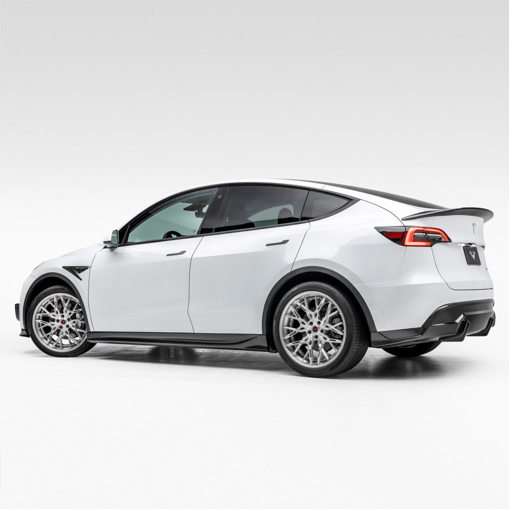 VORSTEINER TEV2030 Бічні спідниці VRS (глянцевий карбон) для TESLA Model Y 2020- Photo-2