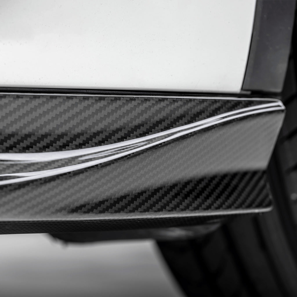 VORSTEINER TEV2030 Бічні спідниці VRS (глянцевий карбон) для TESLA Model Y 2020- Photo-3