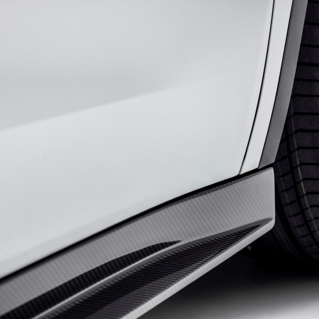 VORSTEINER TEV2030 Бічні спідниці VRS (глянцевий карбон) для TESLA Model Y 2020- Photo-4