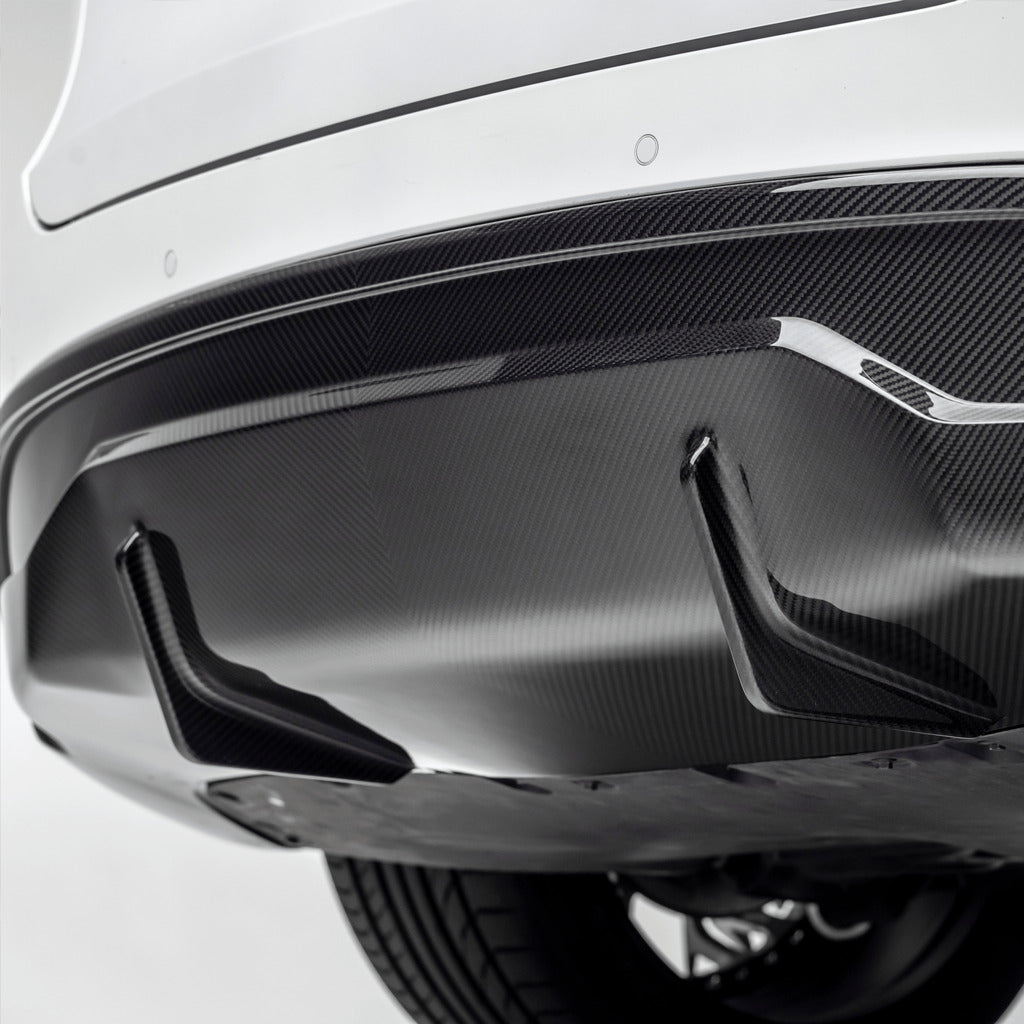 VORSTEINER TEV2050 Задній дифузор VRS (глянцевий карбон) для TESLA Model Y 2020- Photo-5