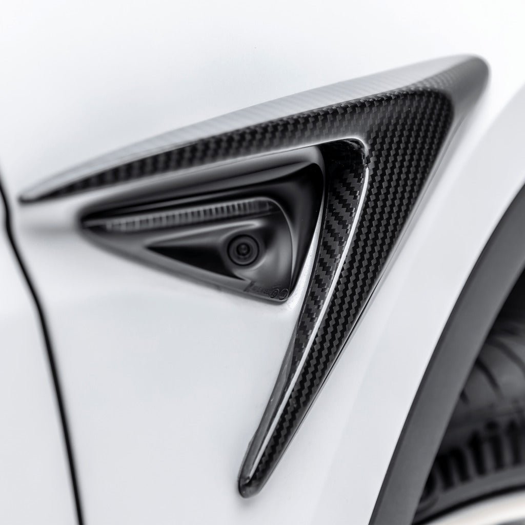 VORSTEINER TEV2090 Вентиляційні отвори на крилах VRS (глянцевий карбон) для TESLA Model Y 2020- Photo-1