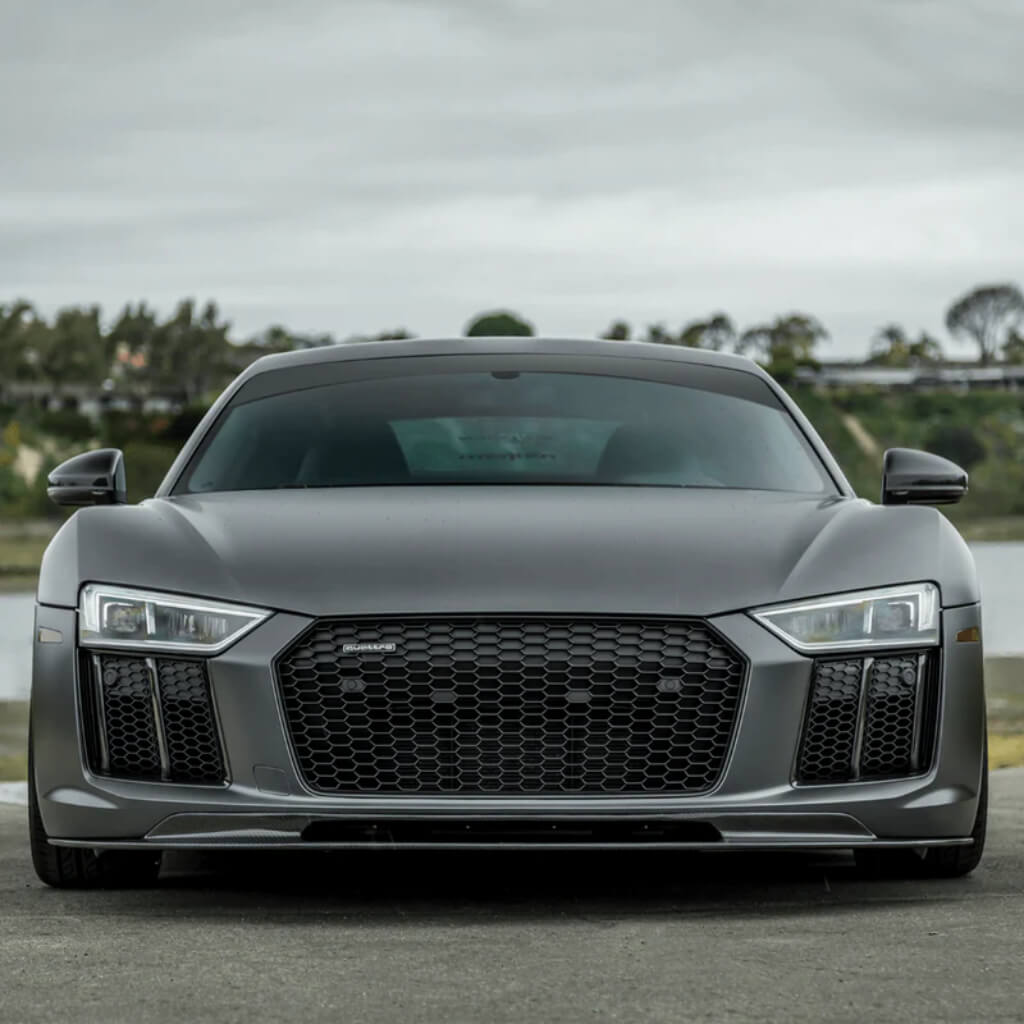 VORSTEINER VUD2120 Передній спойлер VRS (глянцевий карбон) для AUDI R8 2017-2019 Photo-2