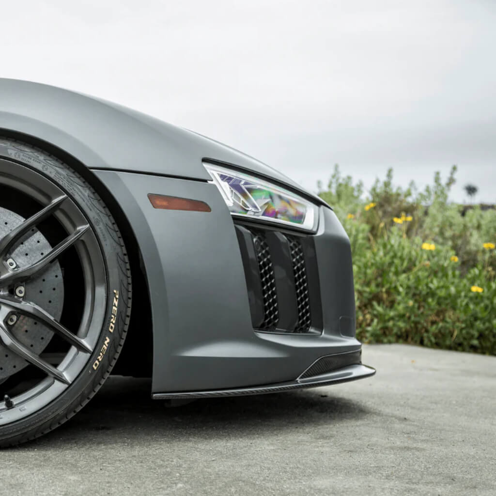 VORSTEINER VUD2120 Передній спойлер VRS (глянцевий карбон) для AUDI R8 2017-2019 Photo-3