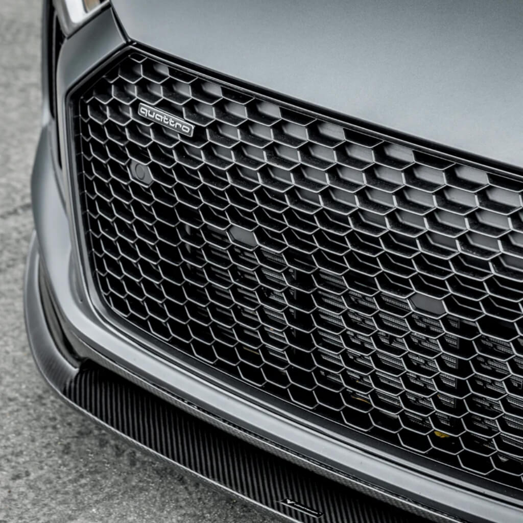 VORSTEINER VUD2120 Передній спойлер VRS (глянцевий карбон) для AUDI R8 2017-2019 Photo-5
