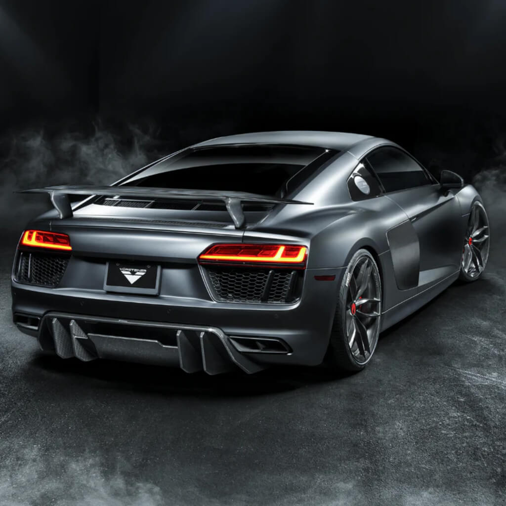 VORSTEINER VUD2150 Задній дифузор VRS (глянцевий карбон) для AUDI R8 2017-2019 Photo-7