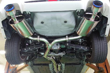 HKS 31029-AF008 Вихлопна система Super Turbo Muffler для SUBARU Impreza WRX STI ( GVF) 2011-2014 Photo-1