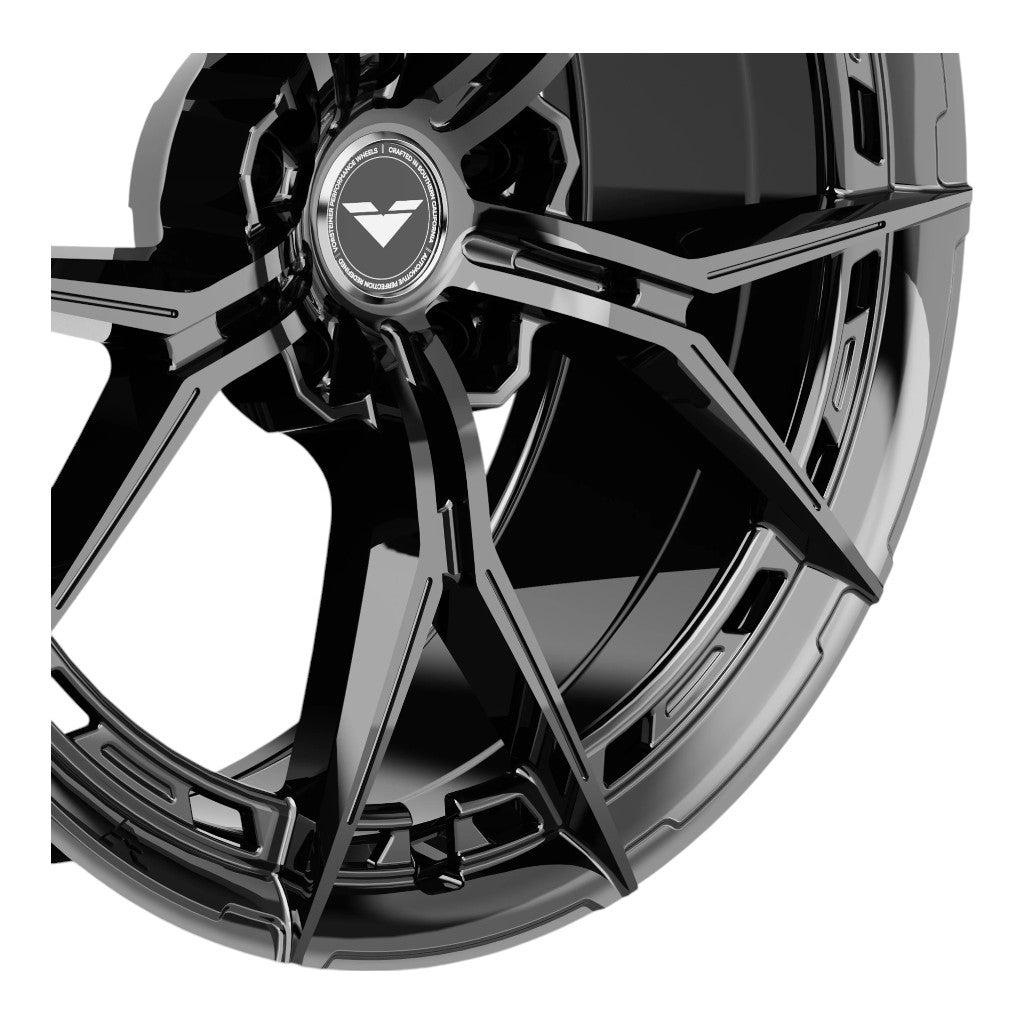 VORSTEINER VFX002.20085.5112.27S.57.GB Кований диск VFX-002 (20X8.5) Gloss Black для AUDI R8 / LAMBORGHINI Huracan / MCLAREN 570S / 720S 2017-2037 Photo-4