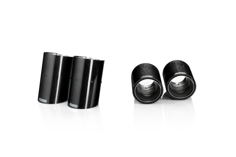 AKRAPOVIC TP-CT / 3 Насадки для BMW E9X m3 (карбон) Photo-2