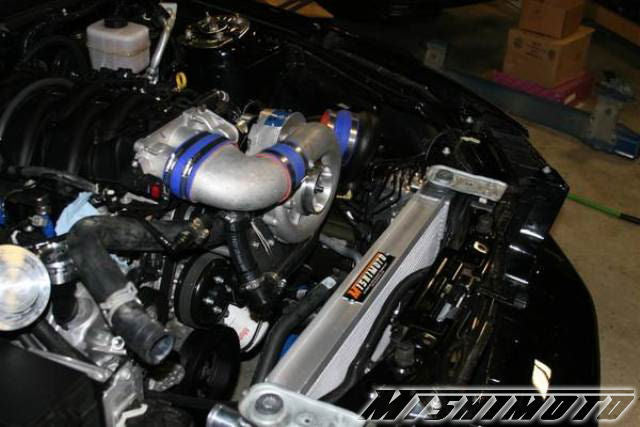 MISHIMOTO MMRAD-MUS-05 Радіатор охолодження алюмінієвий FORD Mustang 05 /GT 10 (МКПП) Photo-2
