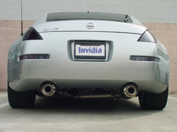 INVIDIA HS02N3ZGTP Вихлопна система GT для NISSAN 350Z/Z33 Photo-2