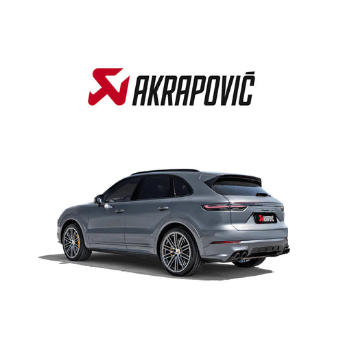 Вихлоп Akrapovič на Porsche Cayenne