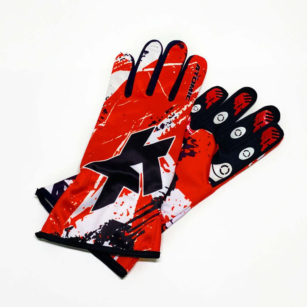 ATOMIC RACING AT-KARTINGRED-XL рукавички для картингу, Червоний / Чорний, р-р XL Photo-3 