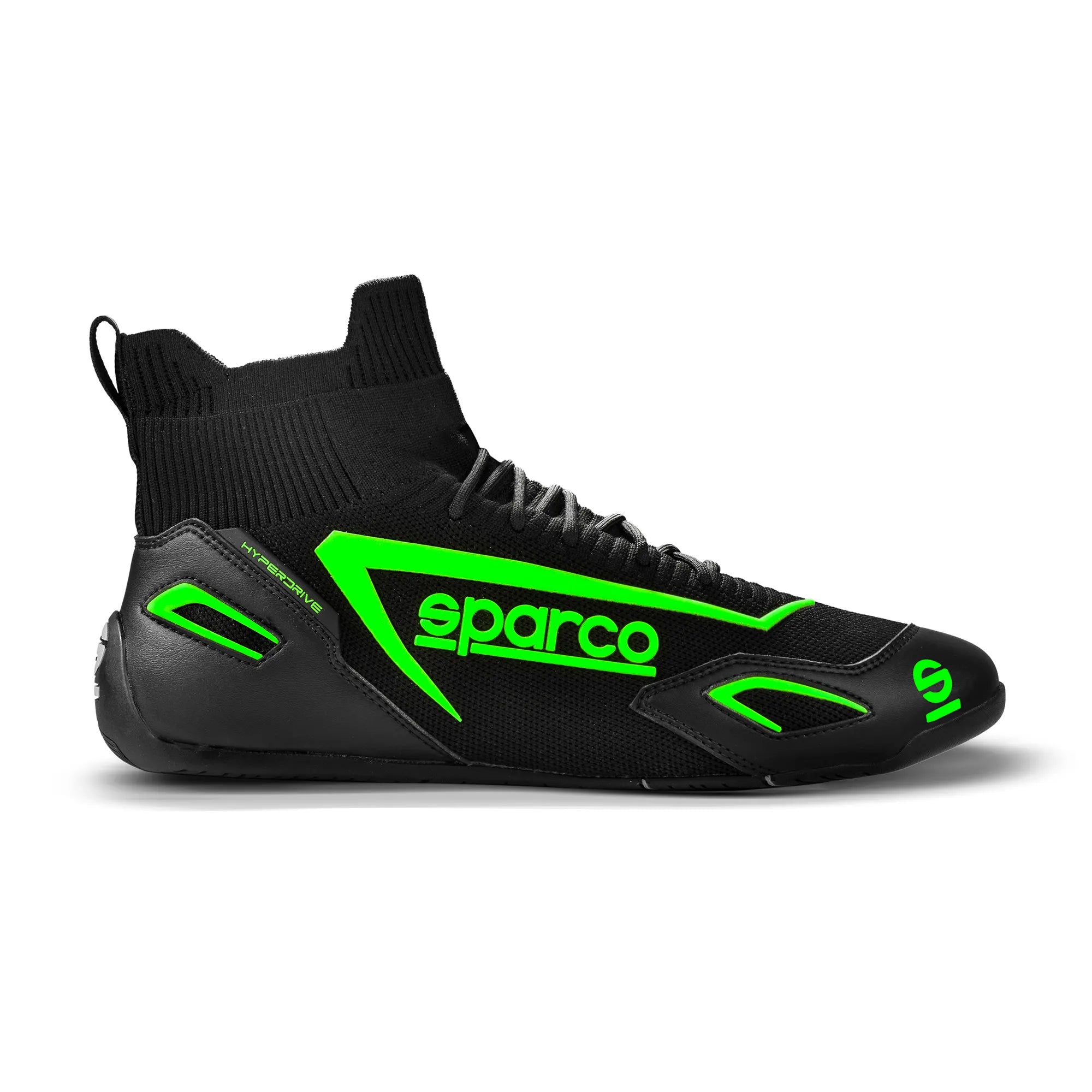 SPARCO 00129340NRVF черевики / взуття для автосимулятора HYPERDRIVE, чорний / зелений, р-Р 40 Photo-0 