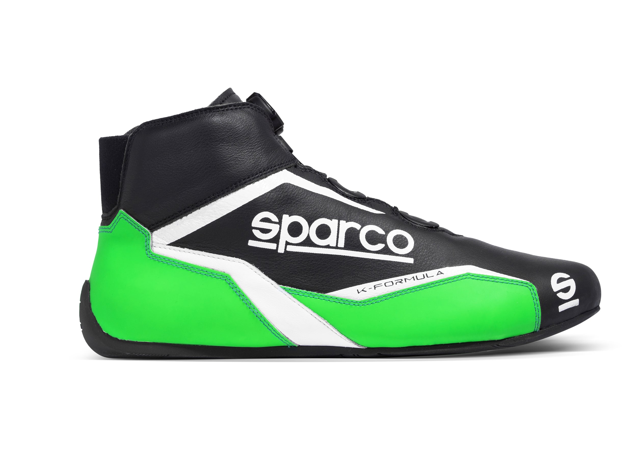 SPARCO 00129847NRVF Взуття для картингу K-FORMULA, CIK, чорний/зелений, розмір 47 Photo-3 