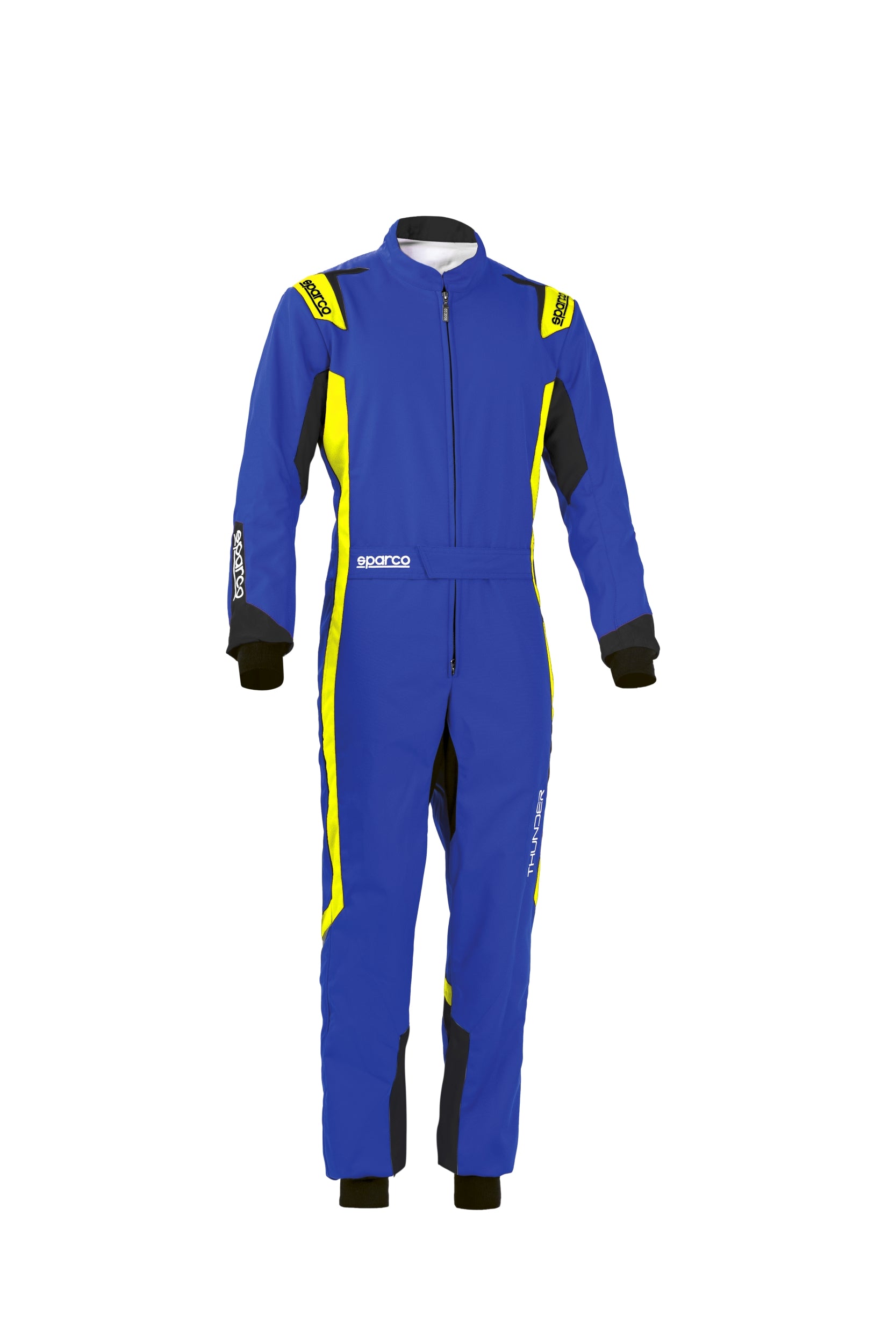 SPARCO 002342BSGF140 Костюм для картингу THUNDER YOUTH, CIK, синій/жовтий флюо, розмір 140 Photo-0 