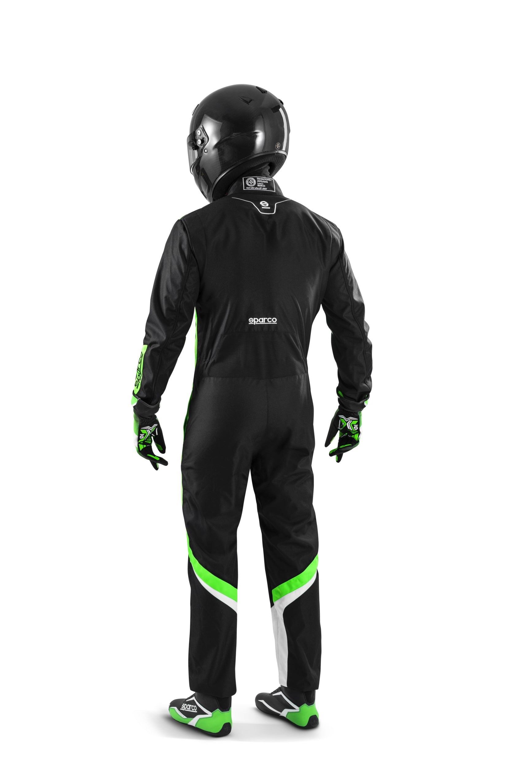 SPARCO 002342NRVF2M Костюм для картингу THUNDER, CIK, чорний/зелений, розмір M Photo-1 