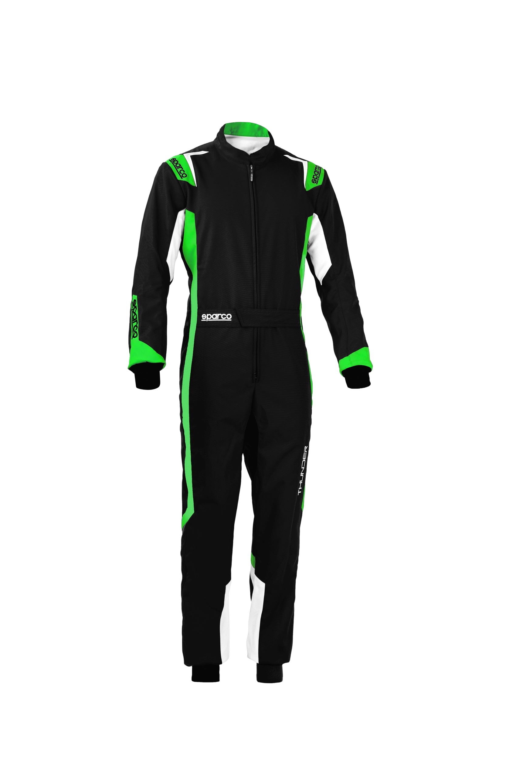 SPARCO 002342NRVF120 Костюм для картингу THUNDER YOUTH, CIK, чорний/зелений, розмір 120 Photo-2 