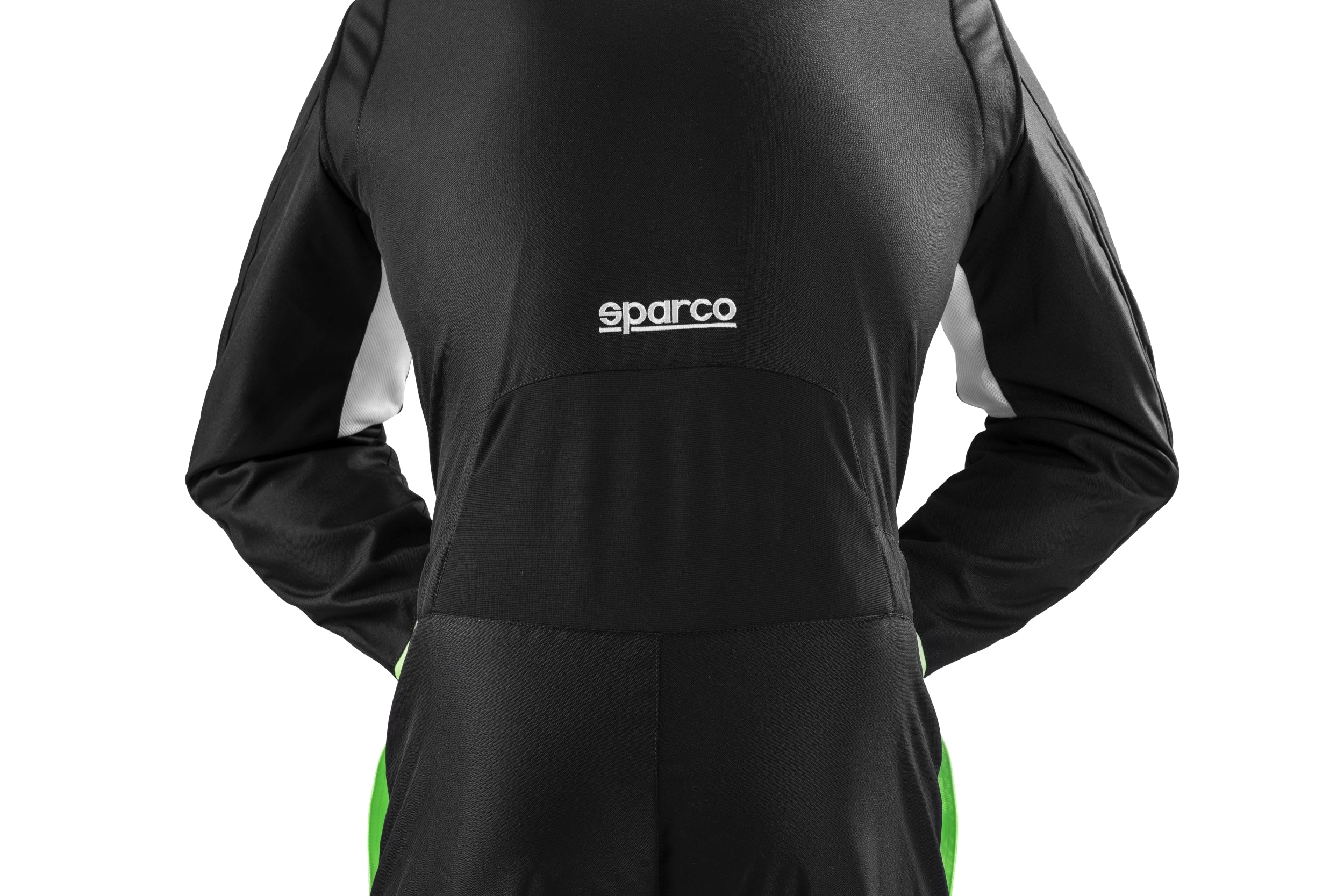 SPARCO 002342NRVF5XXL Костюм для картингу THUNDER, CIK, чорний/зелений, розмір XXL Photo-5 