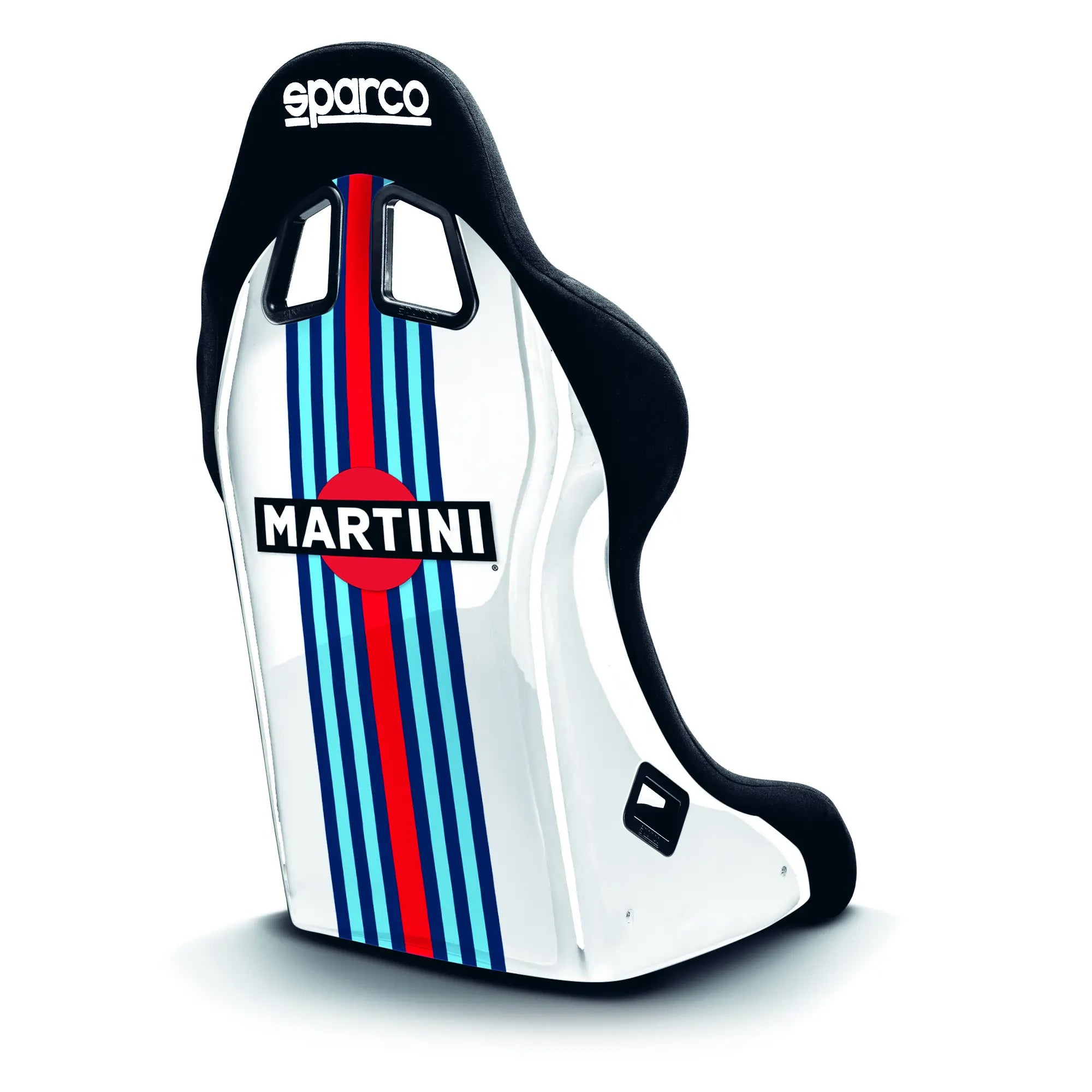 SPARCO 008007wrmrnr крісло для автоспорту EVO QRT MARTINI RACING Wrap back, FIA, чорне, р-р M Photo-1 