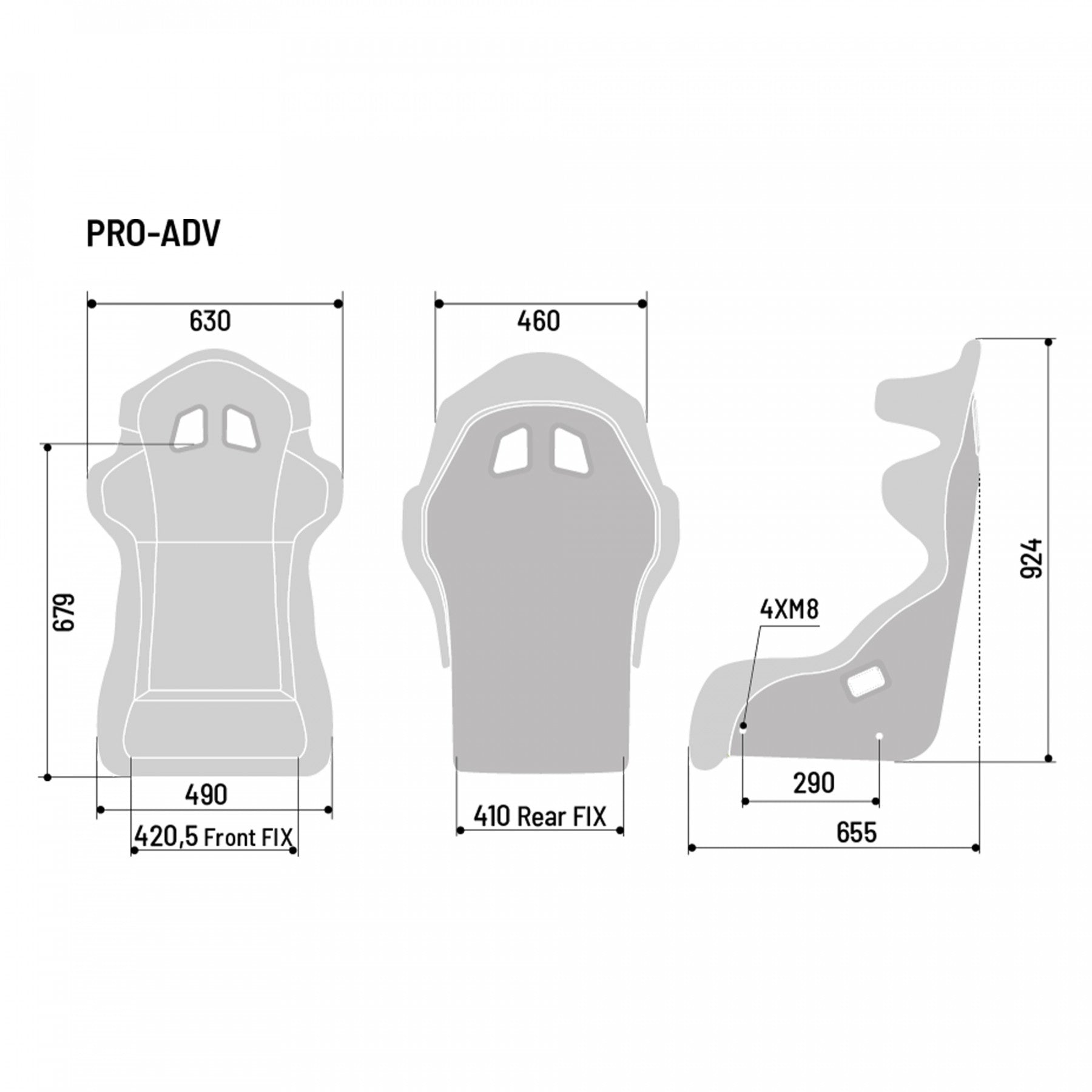 SPARCO 008017RNR Крісло для автоспорту PRO ADV QRT, FIA 8855-1999, розмір M/L Photo-6 