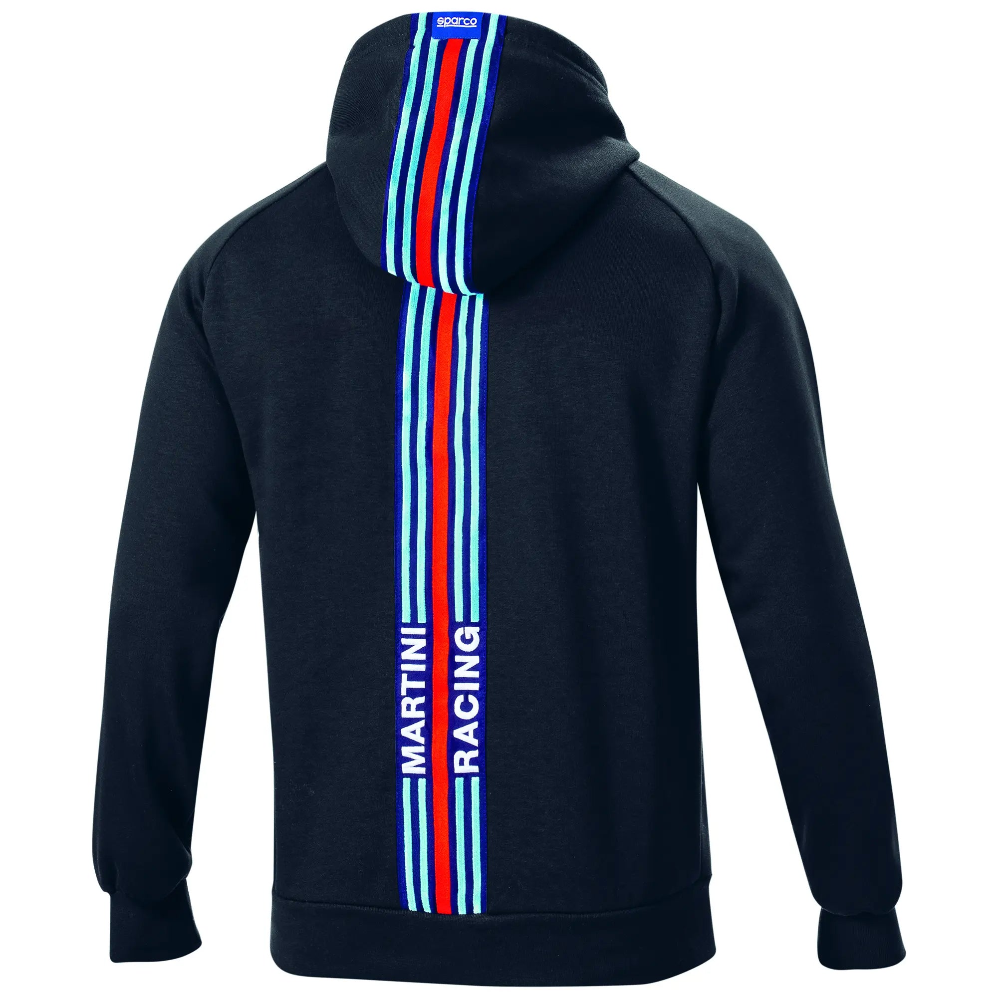 SPARCO 01340MRNR4XL Худі BIG STRIPES MARTINI RACING, чорне, р-р XL Photo-2 