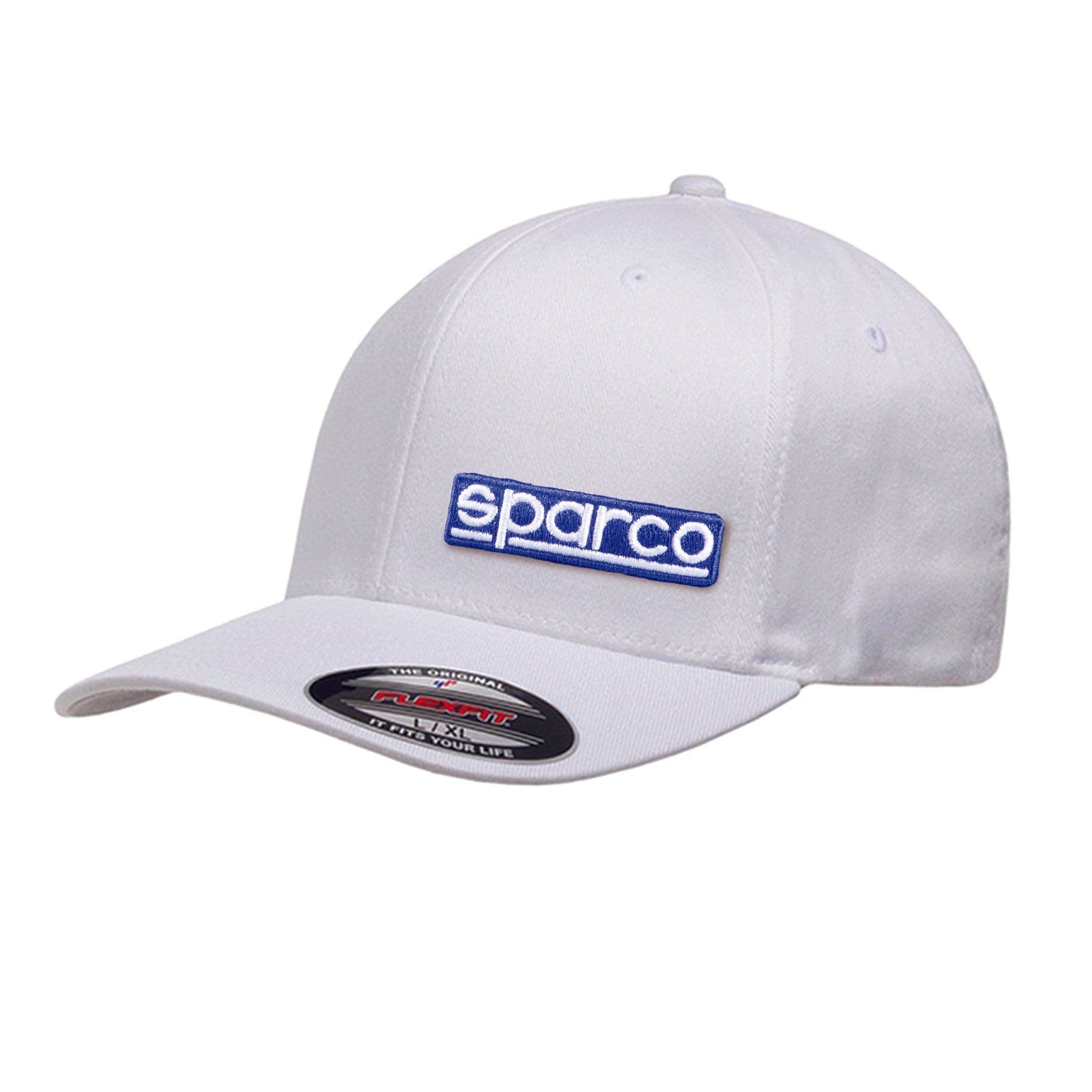 SPARCO 01357bi4lxl Кепка / бейсболка CAP FLEXFIT, біла, р-р L / XL Photo-1 