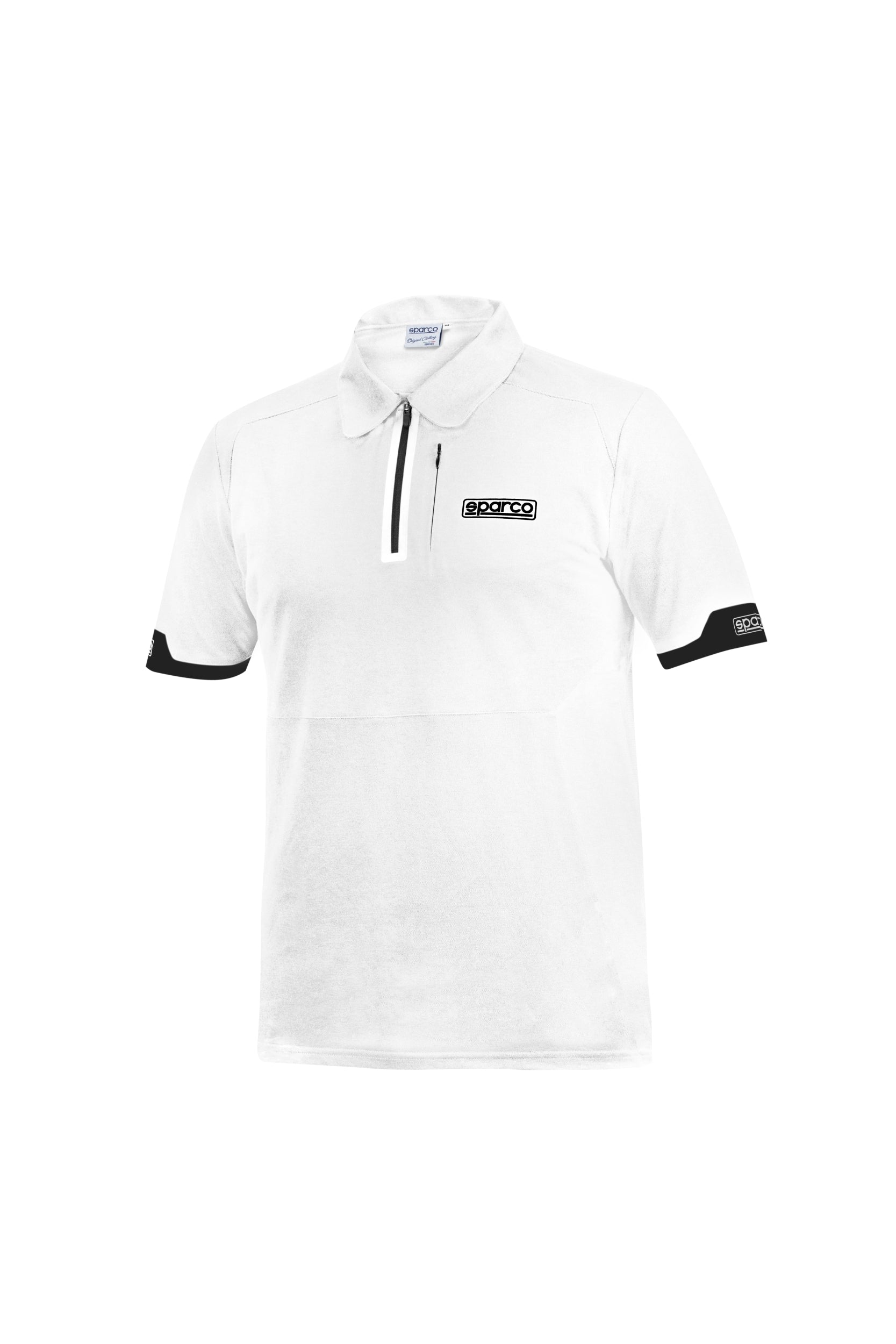 SPARCO 01367BI4XL Поло ZIP, біле, р-р XL Photo-0 