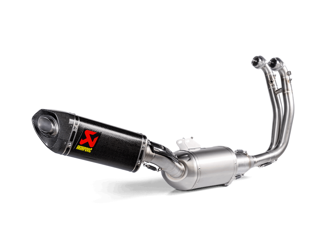 AKRAPOVIC S-A6R4 - Hapc Вихлопна система Racing Line (Carbon) APRILIA RS 660 2021 (з каталізатором) Photo-0 