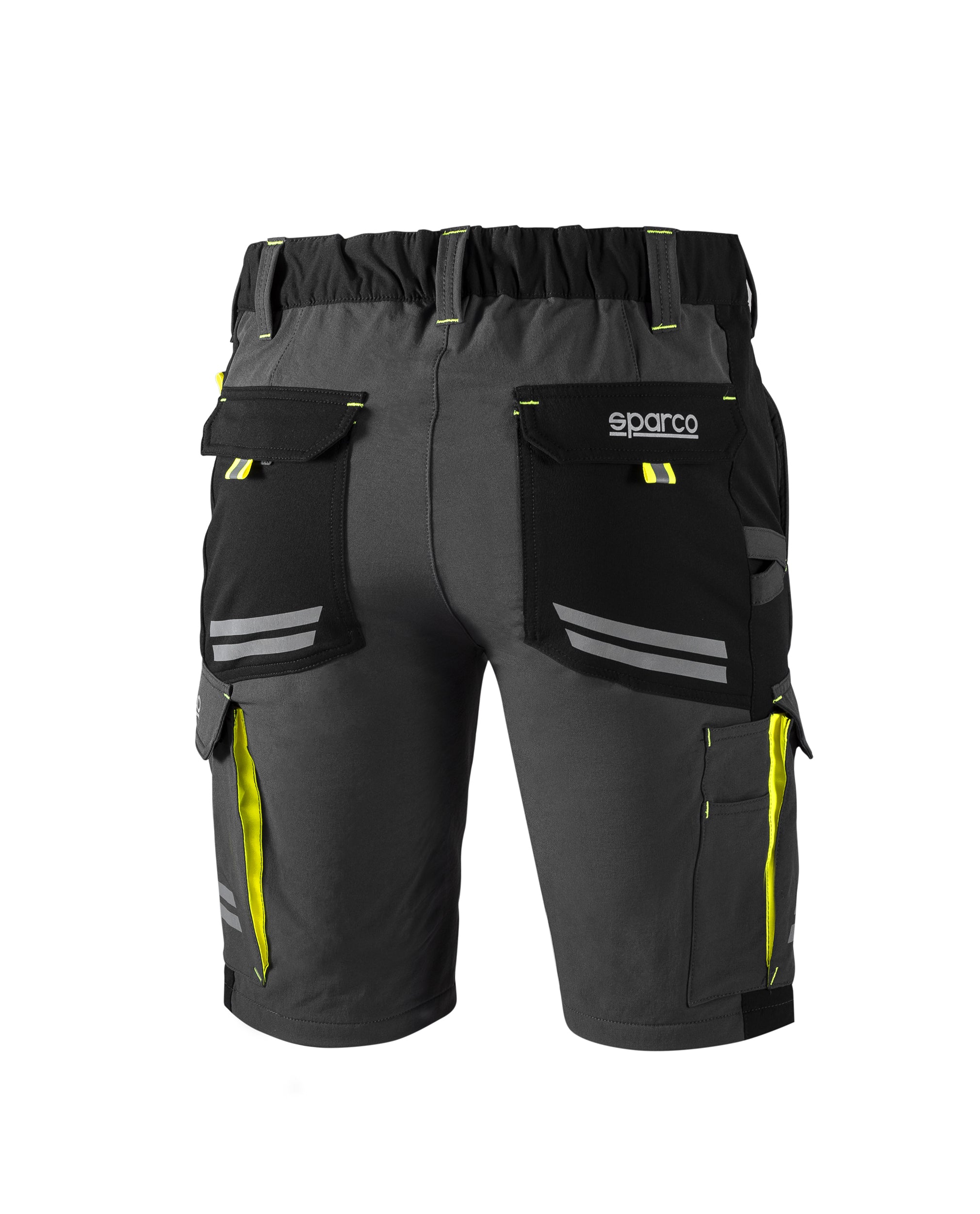 SPARCO 02418GSGF5XXL Шорти TECH, сірий/жовтий флуоресцентний, розмір XXL Photo-1 