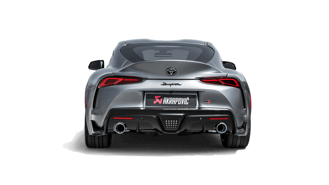 AKRAPOVIC S-TY/T/1H Вихлопна система Slip-on Line (титан) для TOYOTA Supra (A90) 2019-2024 Photo-4 