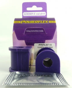 POWERFLEX PFR76-207-14 x2 Задня втулка стабілізатора поперечної стійкості (14 мм) для TOYOTA Corolla AE86 RWD Photo-1 