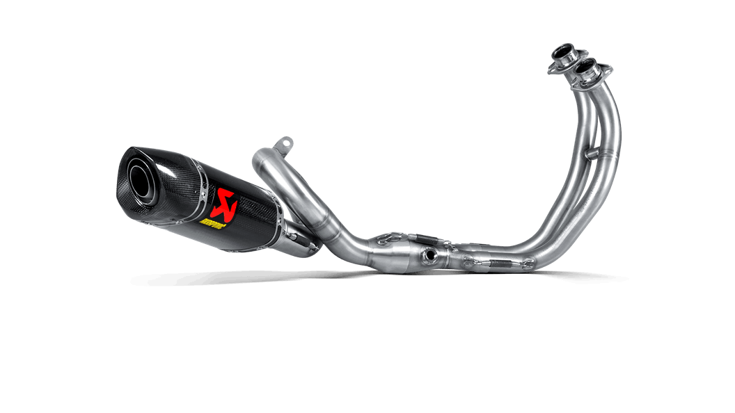 AKRAPOVIC S-Y7R2-AFC Вихлопна система Racing Line (Carbon) для Yamaha MT-07 / FZ-07 2014-2021 Photo-0 