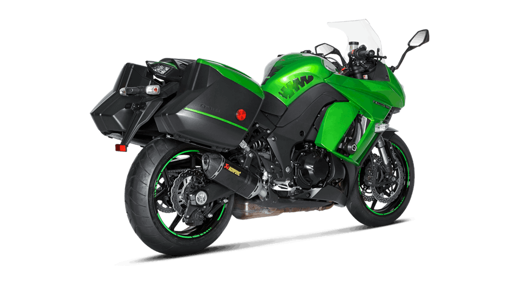 AKRAPOVIC S-K10SO19-HZC Вихлопна система Slip-On Line (Carbon) для KAWASAKI Z1000SX / NINJA 1000 2014 - 2020 Photo-3 