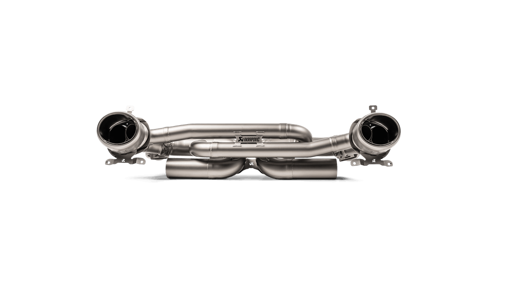 AKRAPOVIC S-PO/TI/14 Вихлопна система Slip-On Race Line (титан) для PORSCHE 911 Carrera /S/4/4S/GTS/Cabriolet (992) 2019-2024 Photo-1 