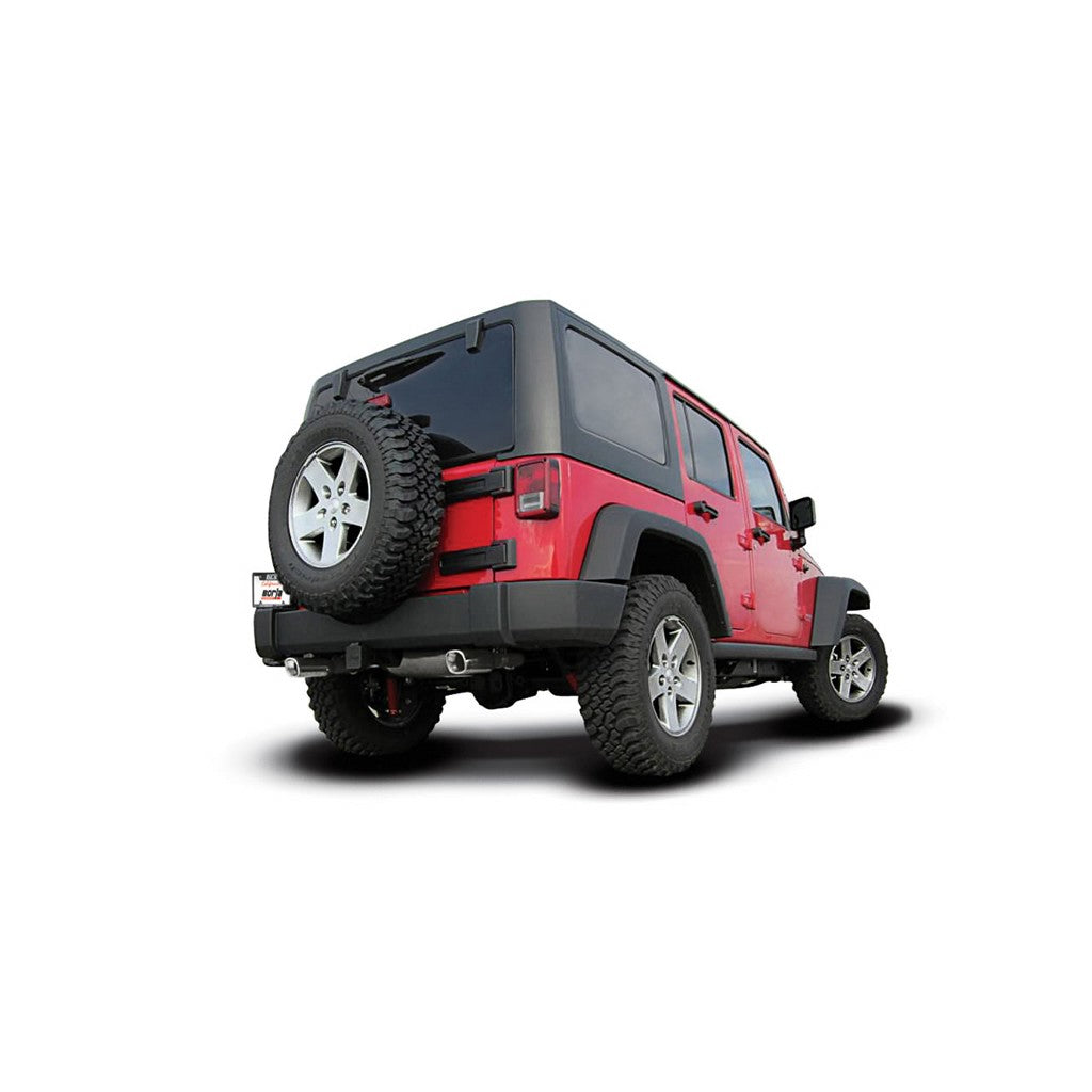 BORLA 11860 Задня секція Rear Section, Wrangler JK2 L6-3.6L AWD 2/4DR, Насадка №41, 2012-16, звук A Photo-1 