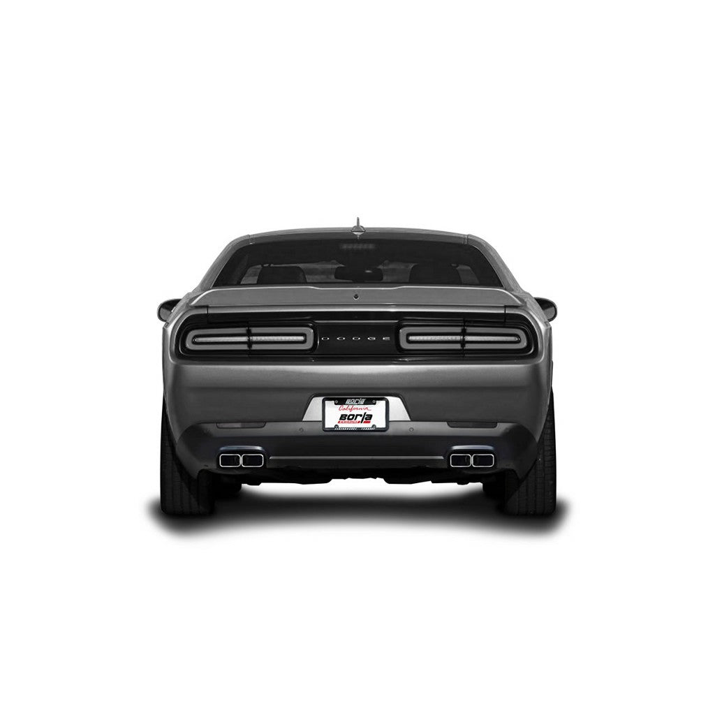 BORLA 140628 Вихлопна система Cat-Back, Challenger R/T V8-5.7L RWD, Насадка №43, 2015-16, звук ATAK Photo-1 